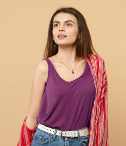 girl purple
